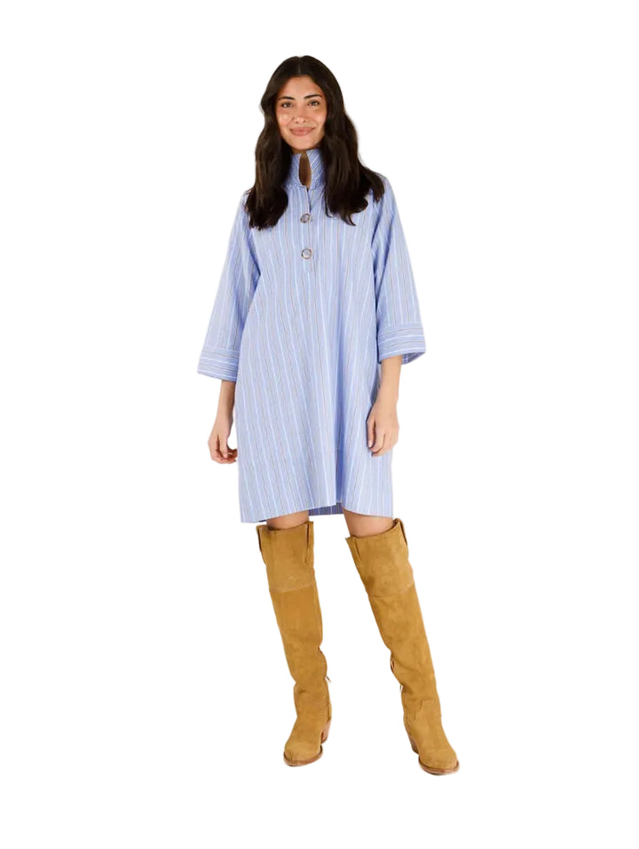 Arden Dress (Varsity Stripe)