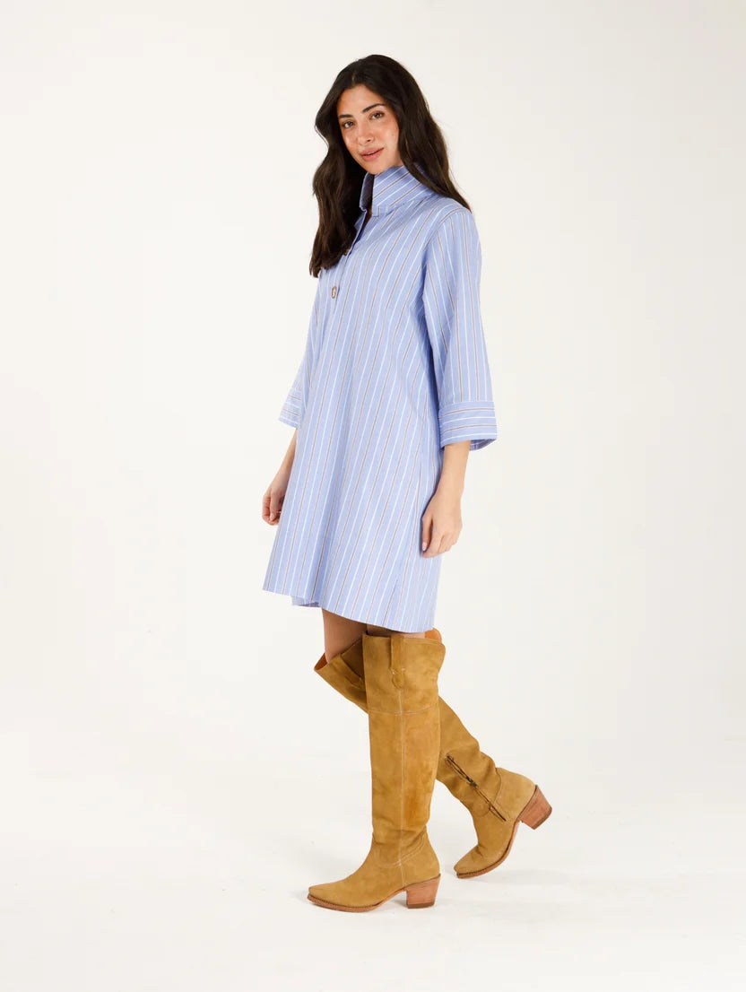 Arden Dress (Varsity Stripe)