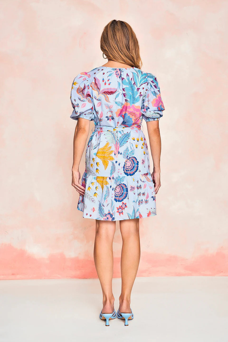Blake Dress (Azure Garden Bouquet)