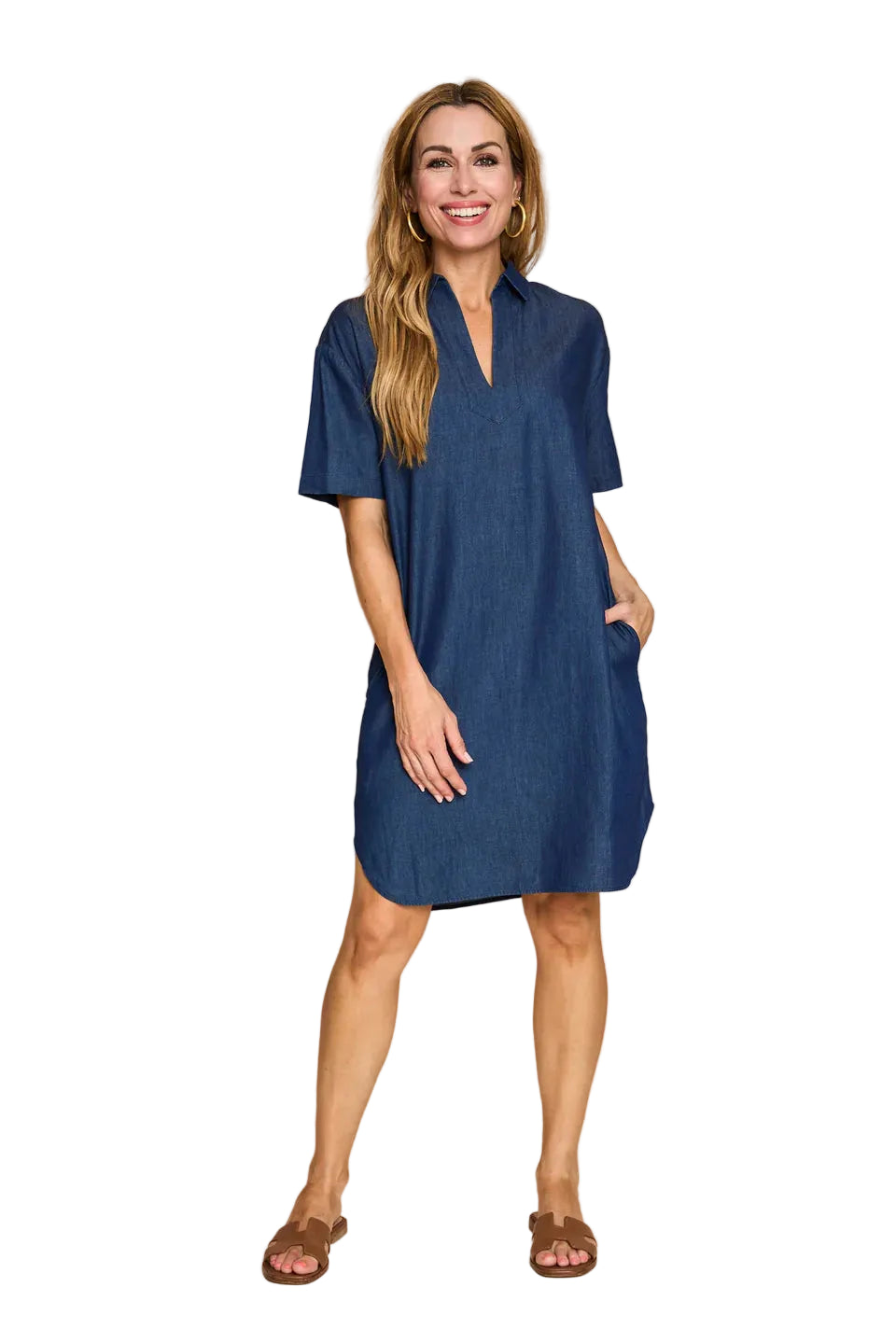 Rhodes Dress (Chambray)