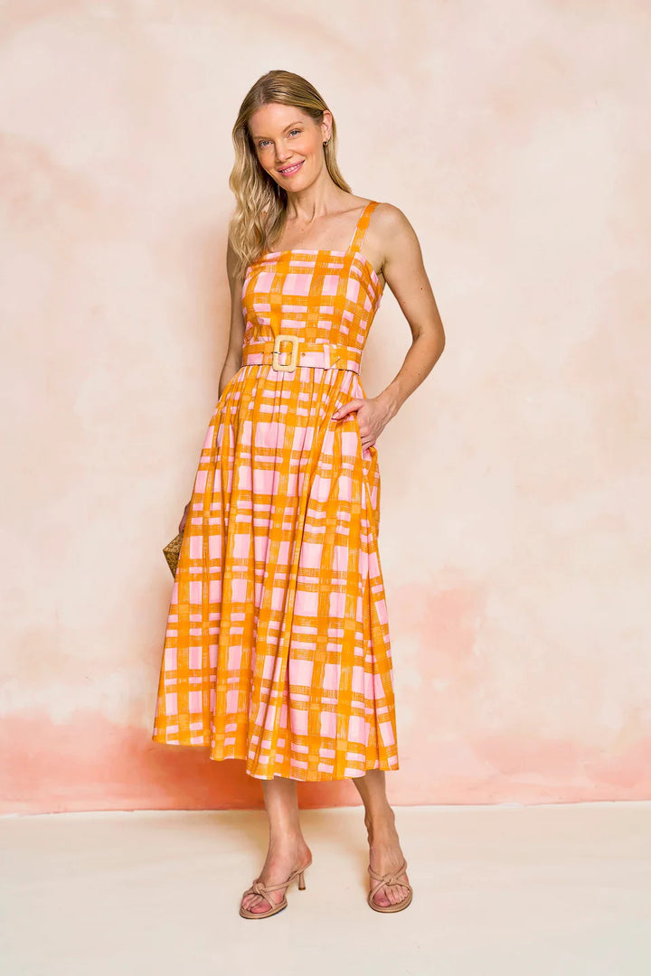 San Miguel Dress (Blossom Gingham)