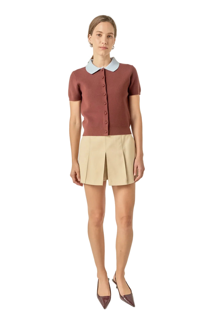 Top (Brown/Blue)
