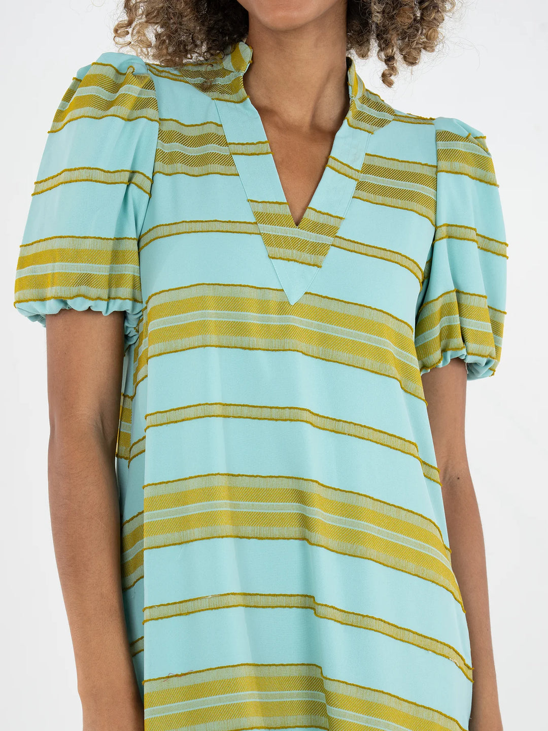 Hampton Dress (Fringe Stripe)