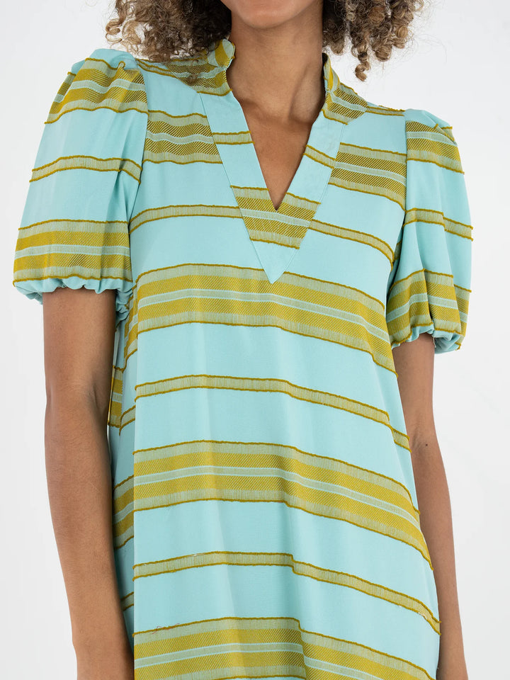 Hampton Dress (Fringe Stripe)