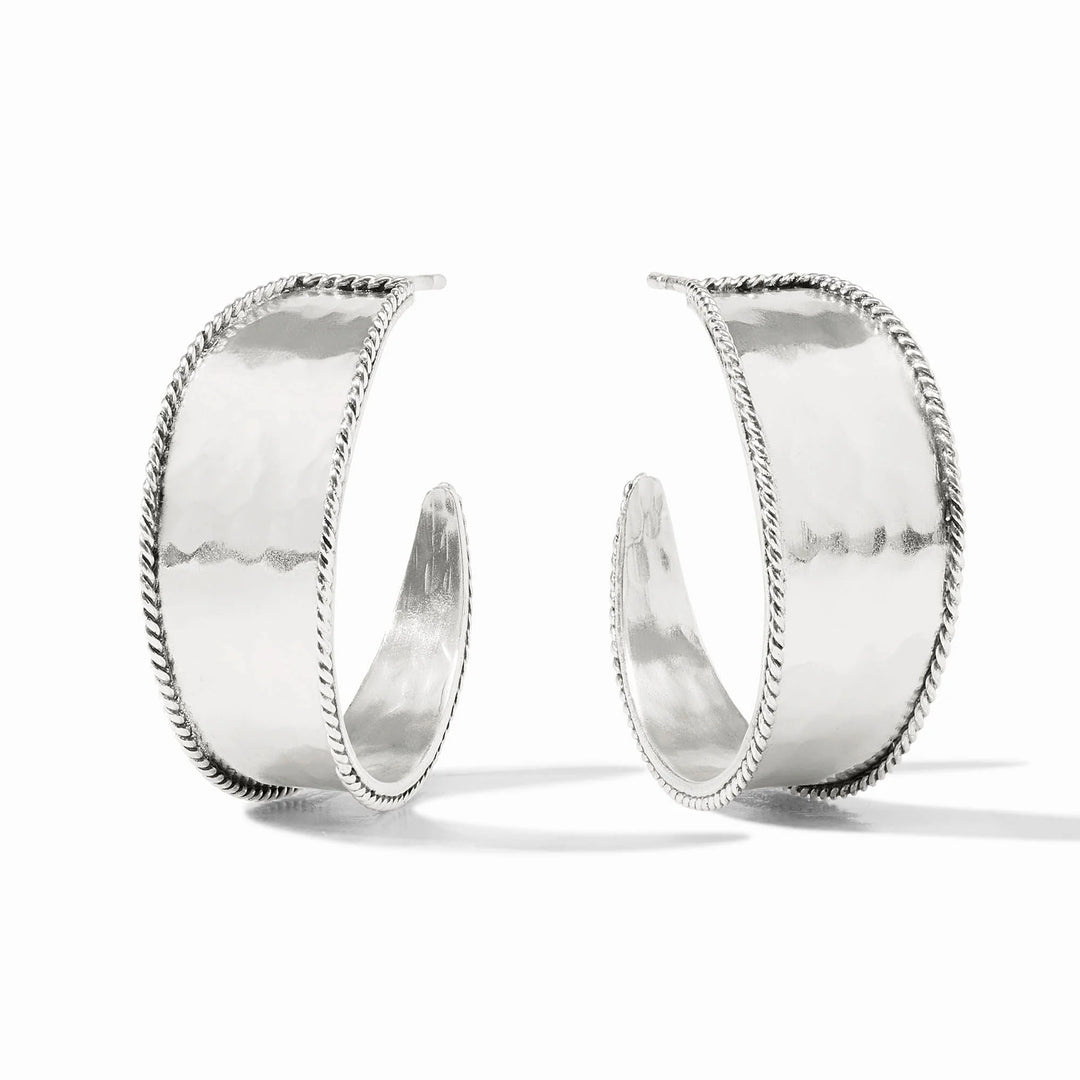 Savoy Hoop Medium (Silver)