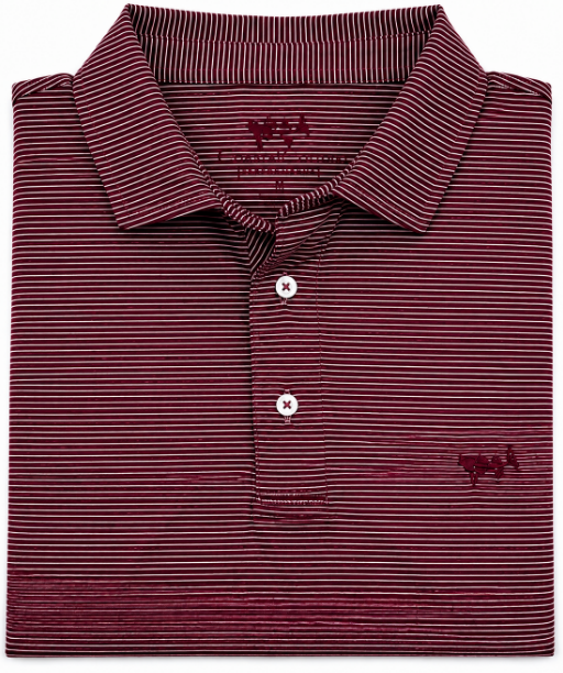 Polo (Mineral Solid White Stripe)