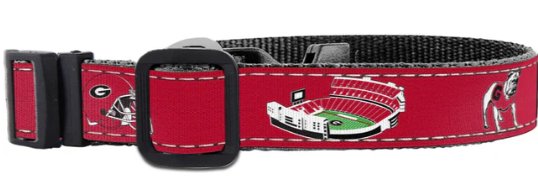 UGA Dog Collar Red