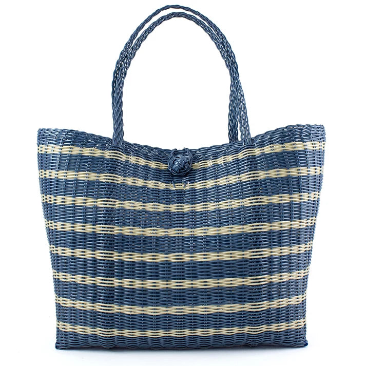 Medium (Sailor Stripe in Fog Blue)