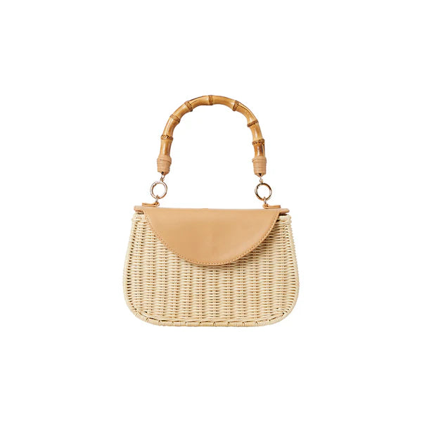 Amy Wicker Handbag (Cream)