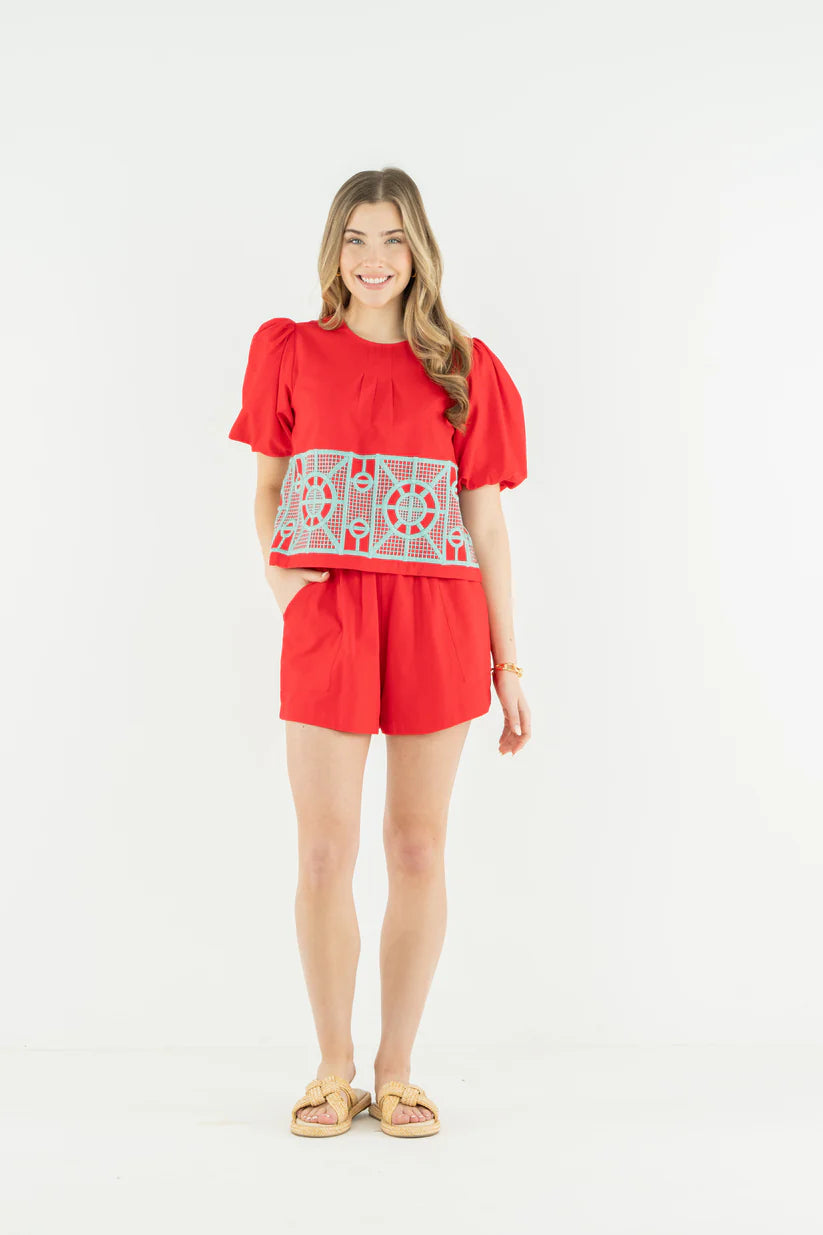 Jane Top (Tomato)