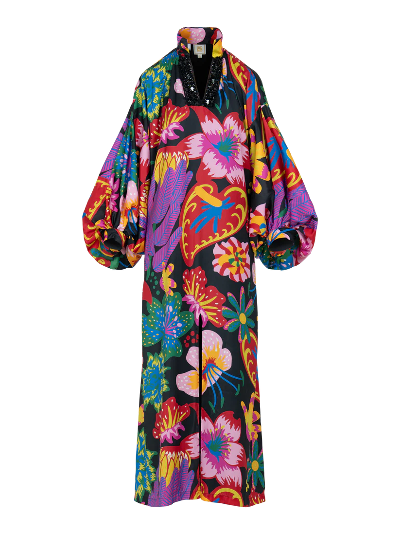 Fiona Dress (Midnight Garden)