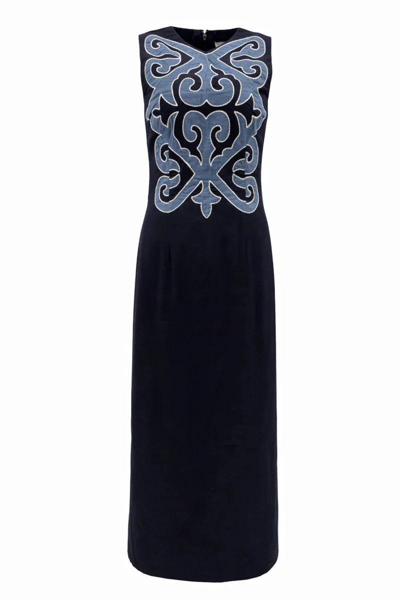 Francis Midi (Navy/Light Blue)