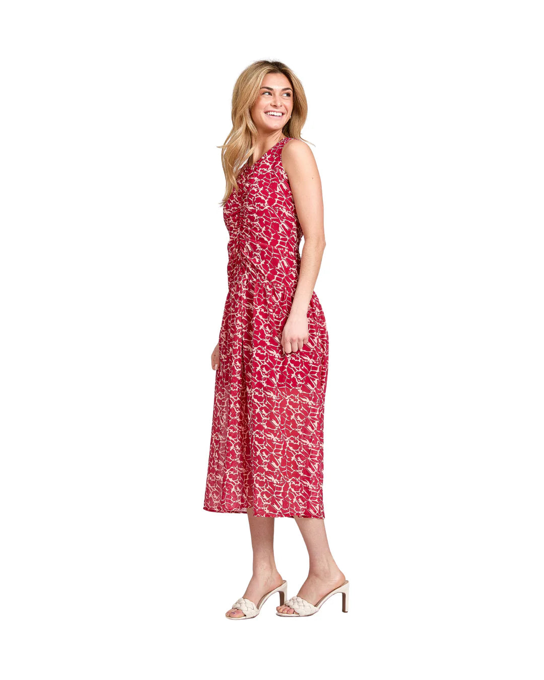 Liz Dress (Burgundy Sketch)