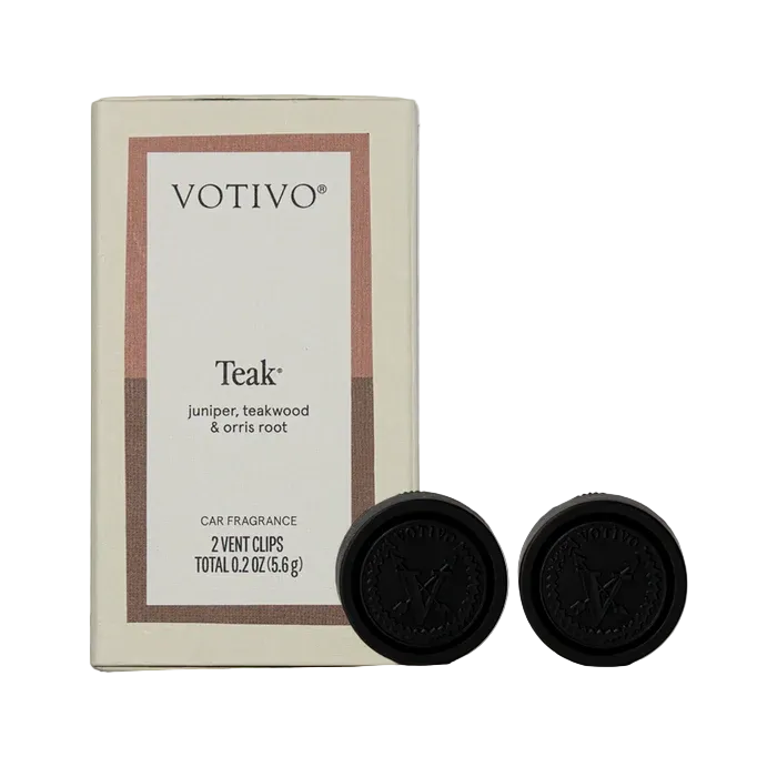 Car Fragrance Two Pack (Teak)