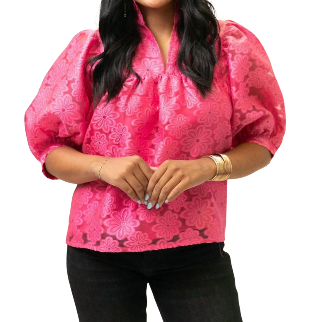 Blouse (Fuchsia)