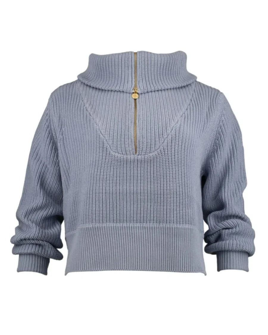 Gabrielle Sweatshirt (Dusty Blue)