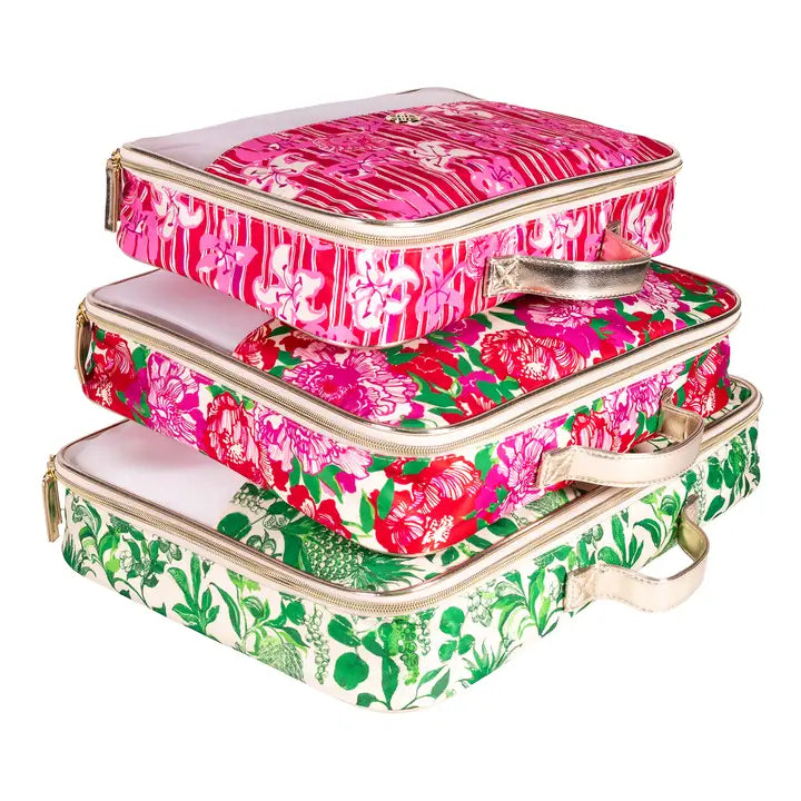 Packing Cube Set (Maggies Bouquet/Covent Garden/Party Streamers)