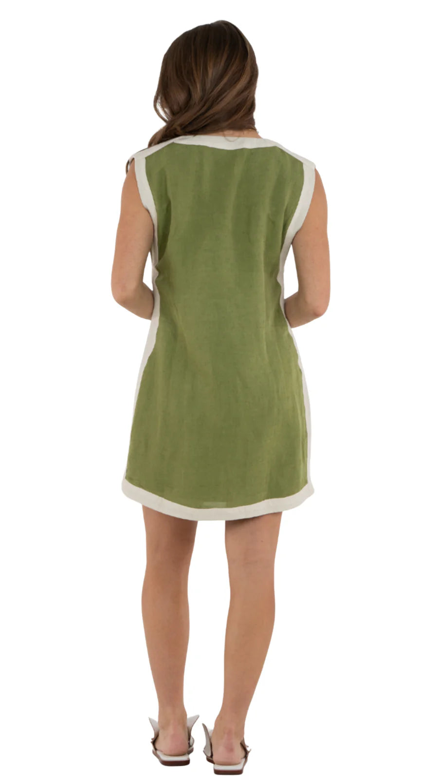 Emily Shift Dress (Cardamon)