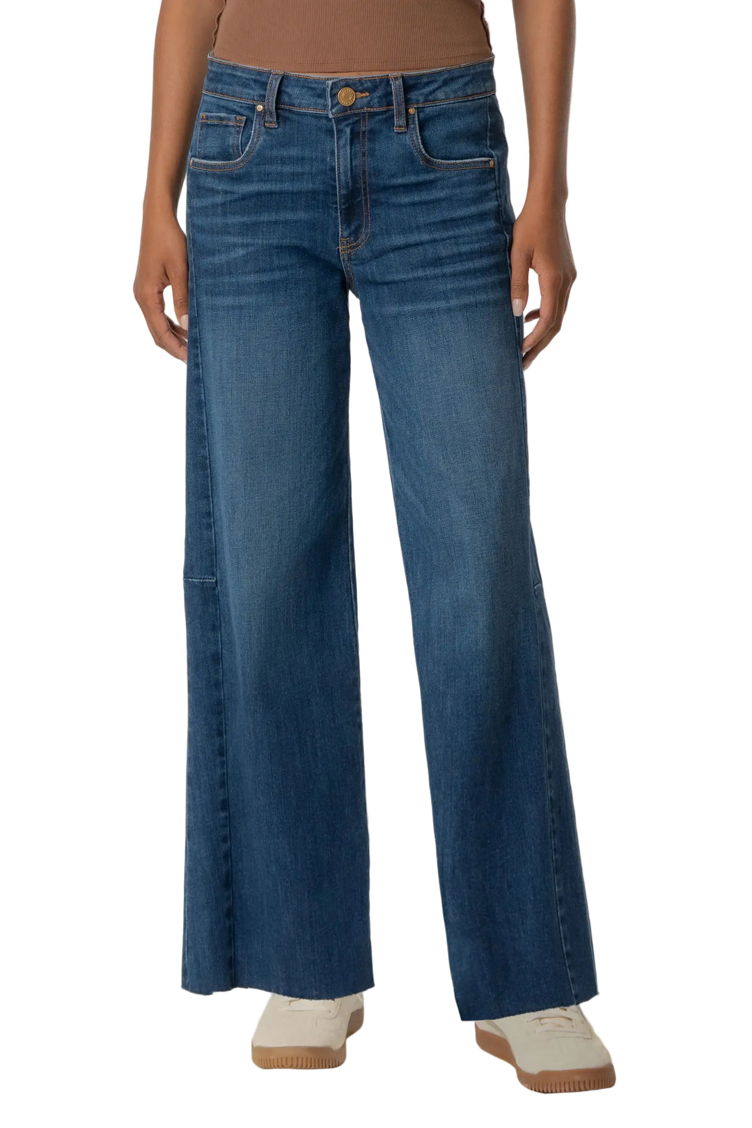 Meg High Rise Wide Leg Side Panel (Curator)
