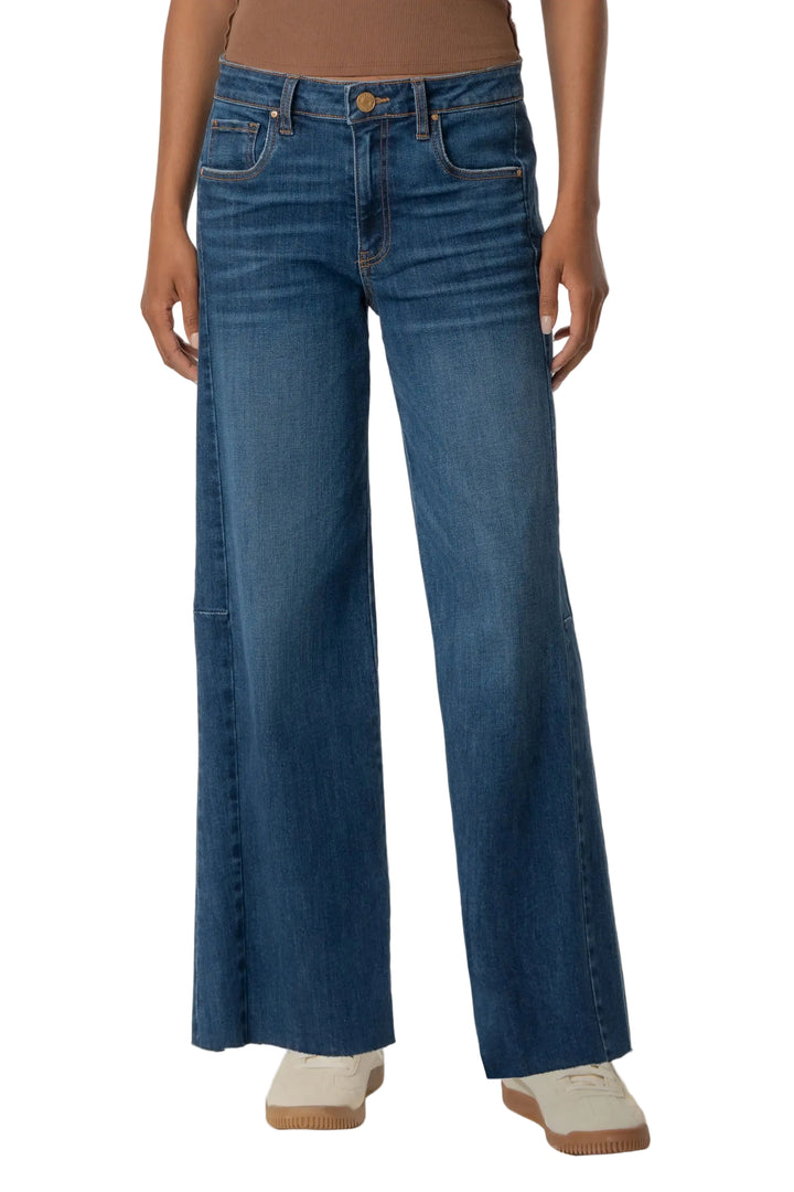 Meg High Rise Wide Leg Side Panel (Curator)