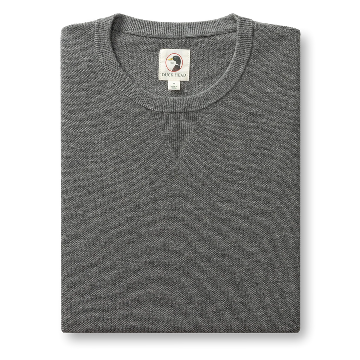 Henson Merino Crewneck Sweater (Brushed Nickel Heather)
