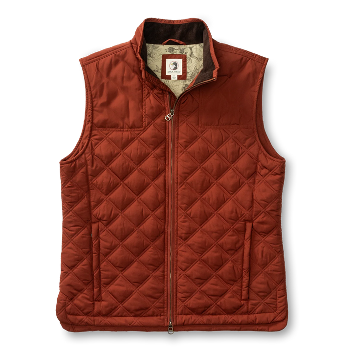 Fremont Performance Quilted Vest (Brandy Brown)