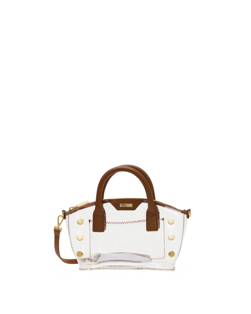 Paula Clear (Mahogany Pebble/Brushed Gold)
