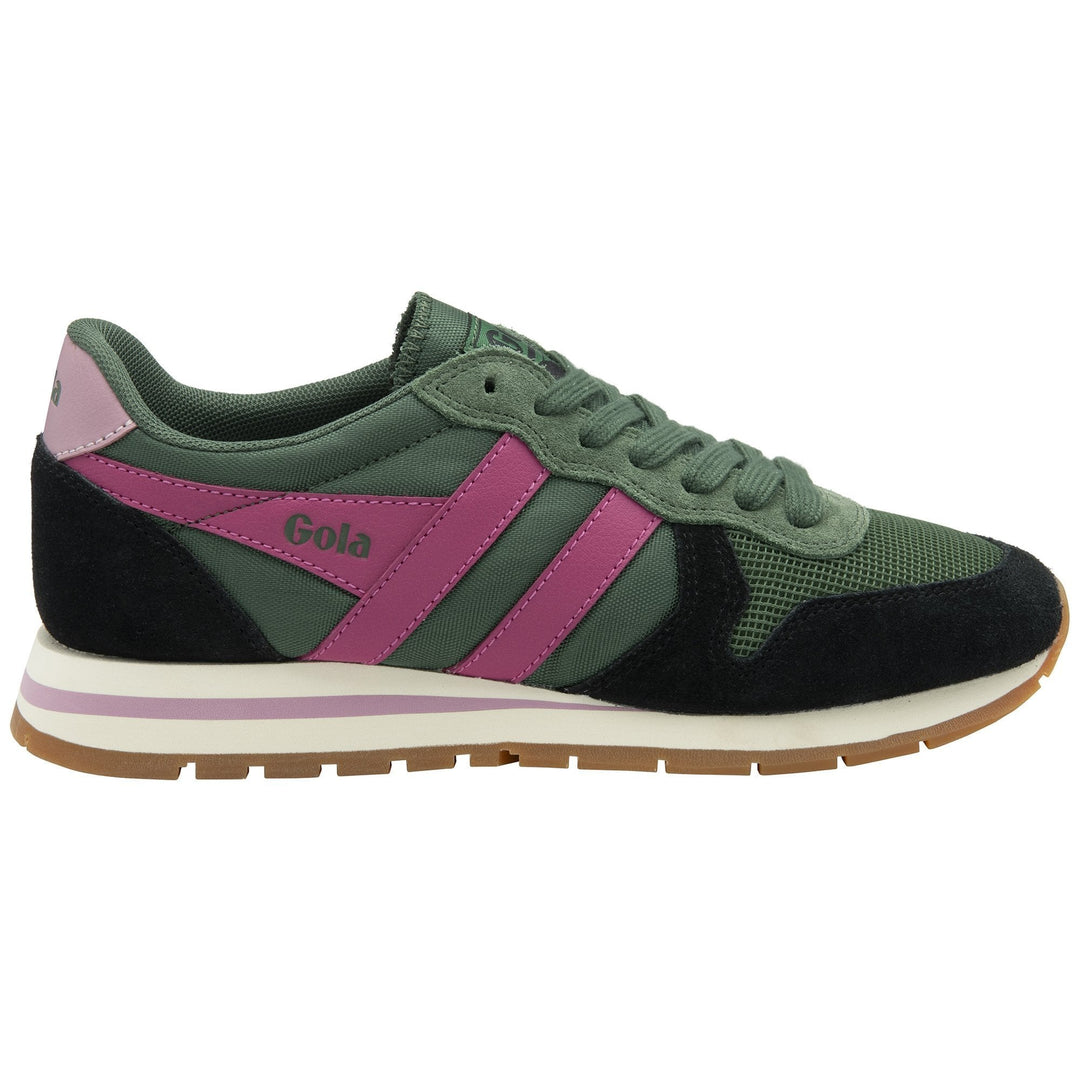 Daytona Sneakers (Evergreen/Black/Fuchsia)