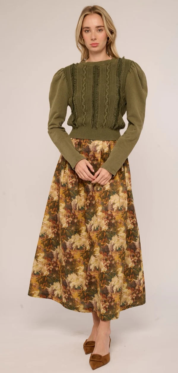 Liv Knit Pullover (Ivy Green)
