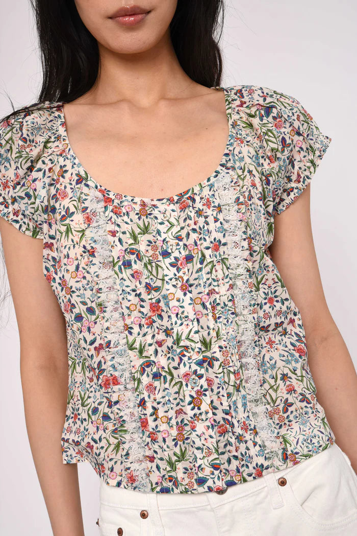 Vanda Top (Tapestry Liberty Print)