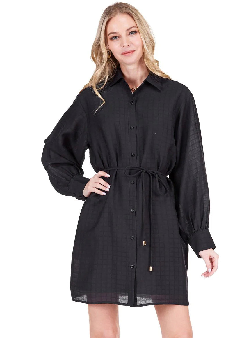Shirtdress (Black)