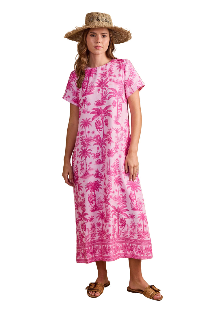 Ellie Dress (Flamingo Shell)