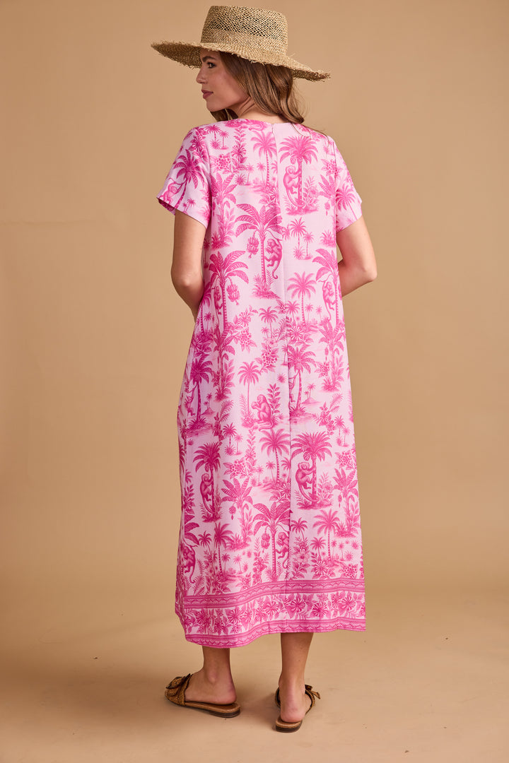 Ellie Dress (Flamingo Shell)