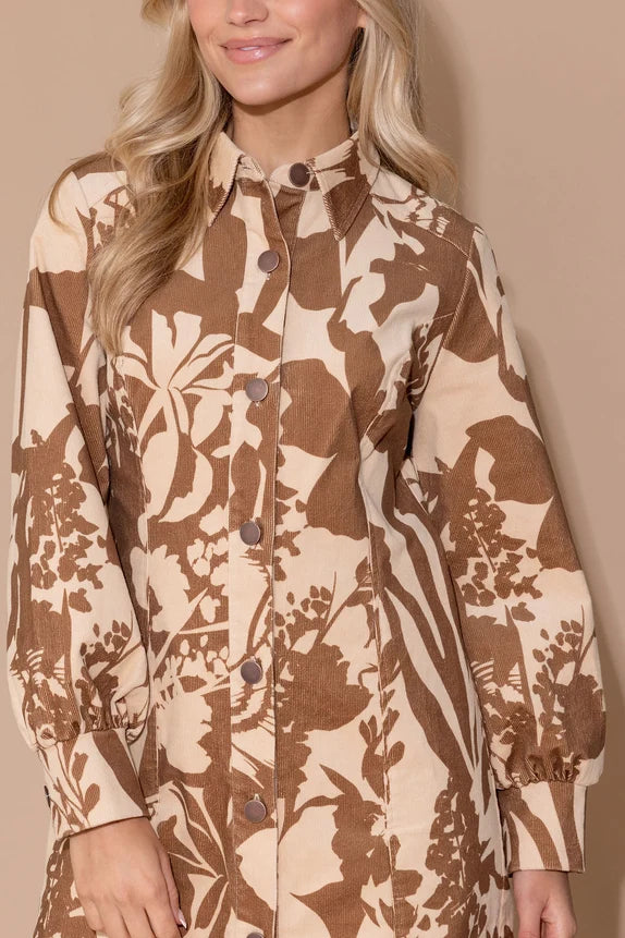 Harriet Dress (Sienna Shadow)