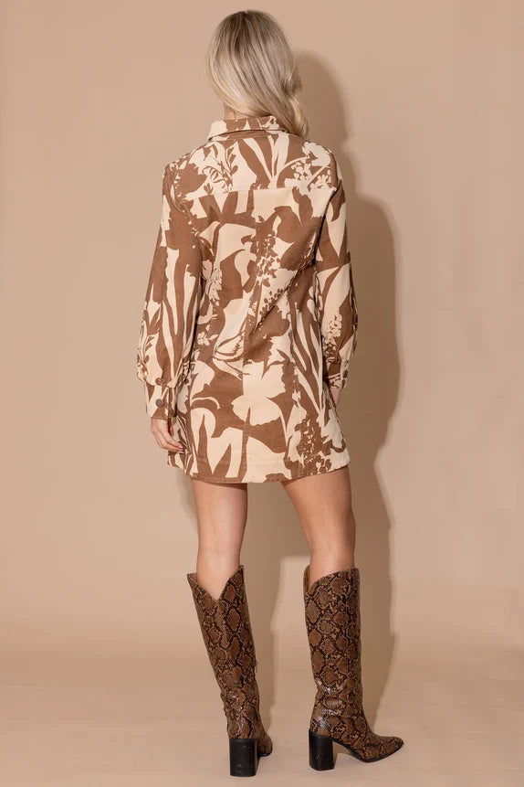 Harriet Dress (Sienna Shadow)
