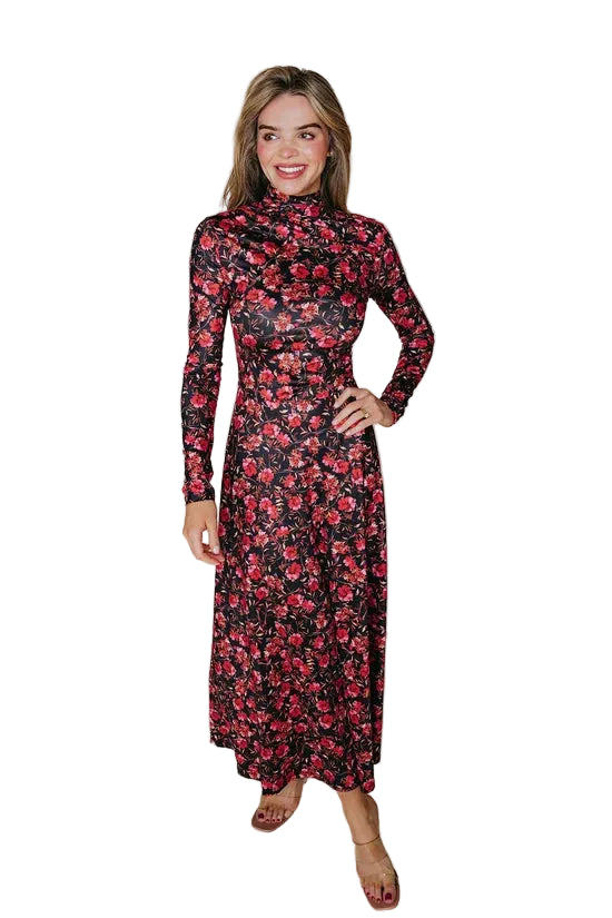 Tristan Dress - (Sakura Floral)
