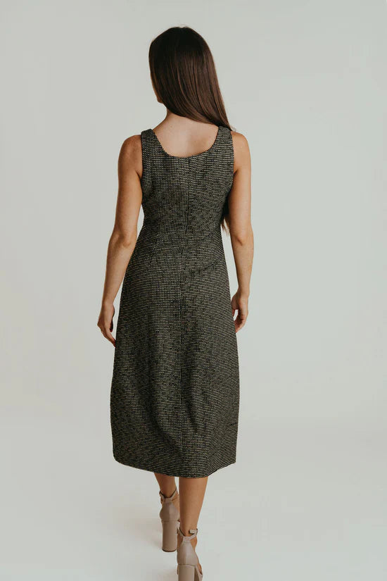 Maze Dress (Black &amp; Gold)