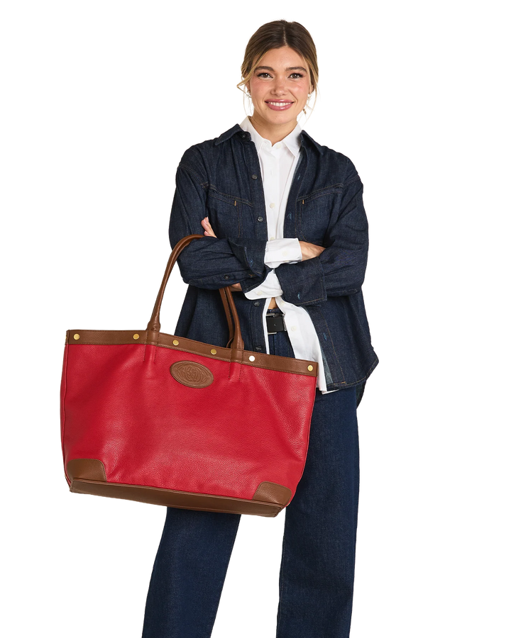 Olympia Tote (Caramel Apple/Antique Gold)