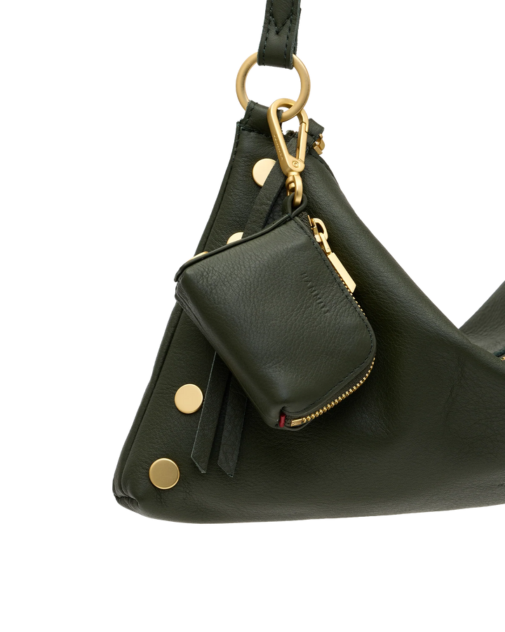Syd Pouch (Twin Crest Pebble/Brushed Gold)