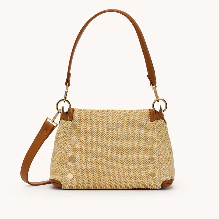 Bryant Med (Cocoa Raffia/Gold)
