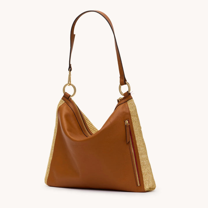 Kyle Large (Cocoa Raffia/Gold)