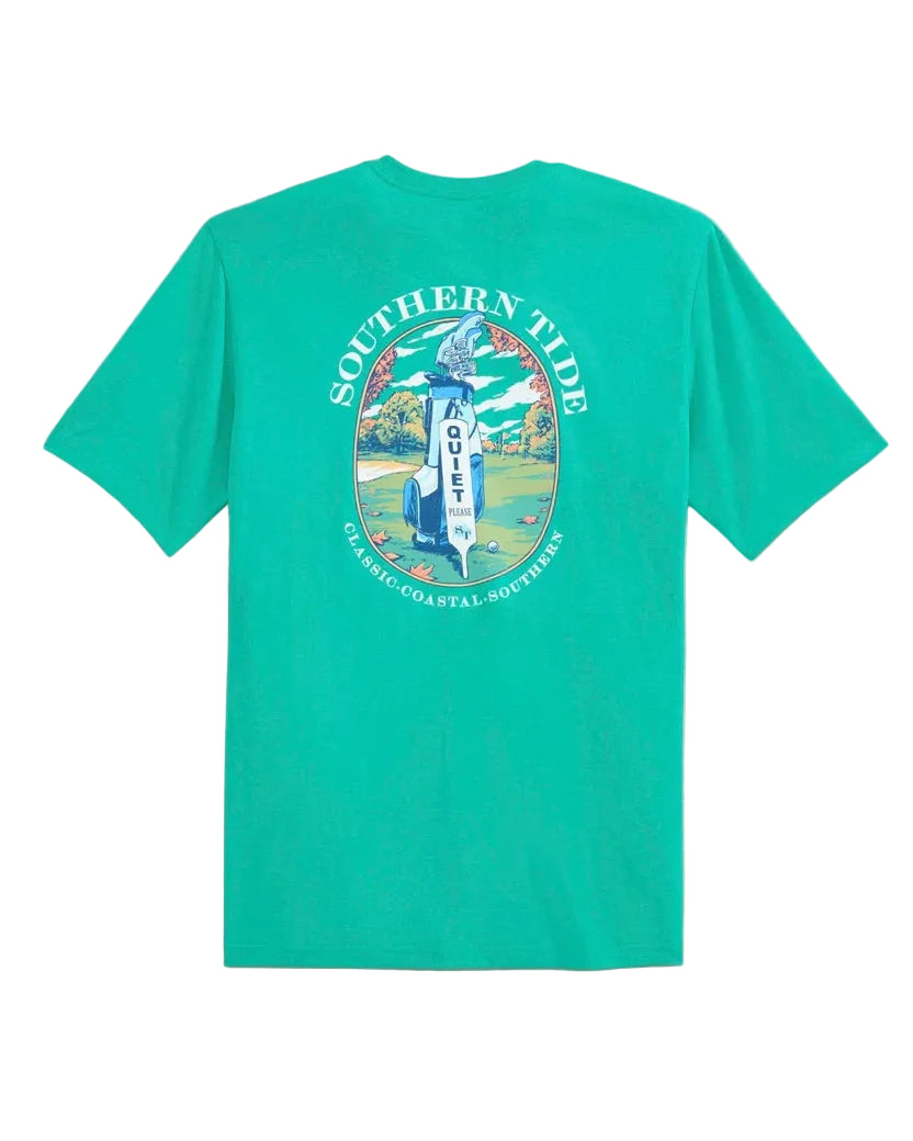 Quiet Please Tee (Persian Green)