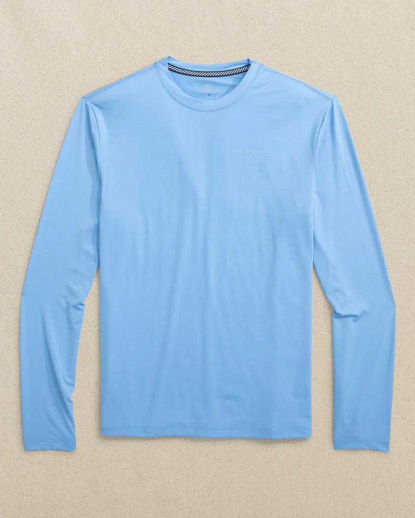 Skiff Dockview Perf Tee (Ocean Channel)