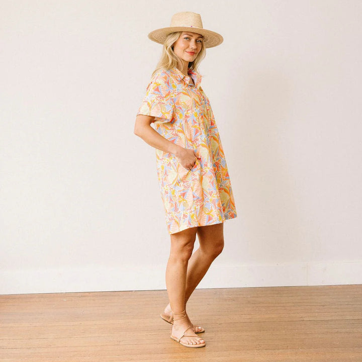 Getaway Mini Dress (Island Blooms)