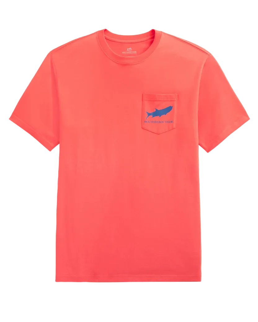 Tarpon Coastal Fishing Tee (Sunset Coral)